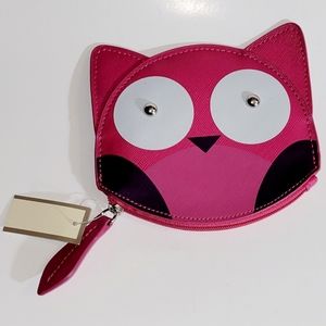 New Coin Purse, Owl Zipper Pouch, Coin Bag, Vinyl